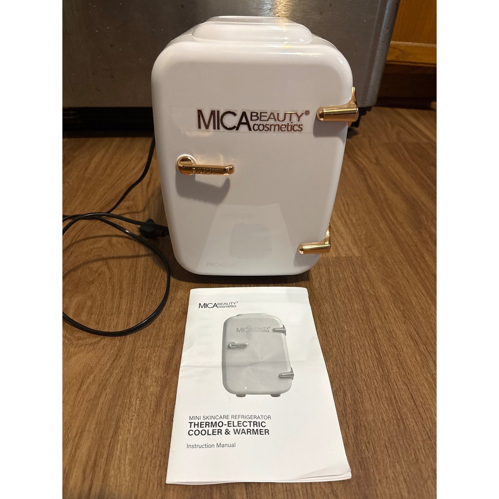 MicaBeauty Cosmetics Mini Skincare Refrigerator Thermo-Electric Cooler & Warmer